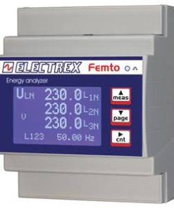 Đồng hồ đo điện năng Electrex Femto D4 RS485 dạng DIN rail