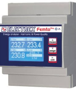 Đồng hồ phân tích điện năng Electrex Femto Pro D4 dạng DIN rail