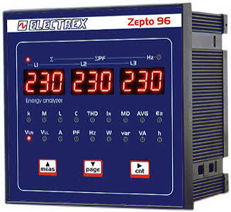 Đồng hồ điện đa năng Electrex Zepto 96 RS485
